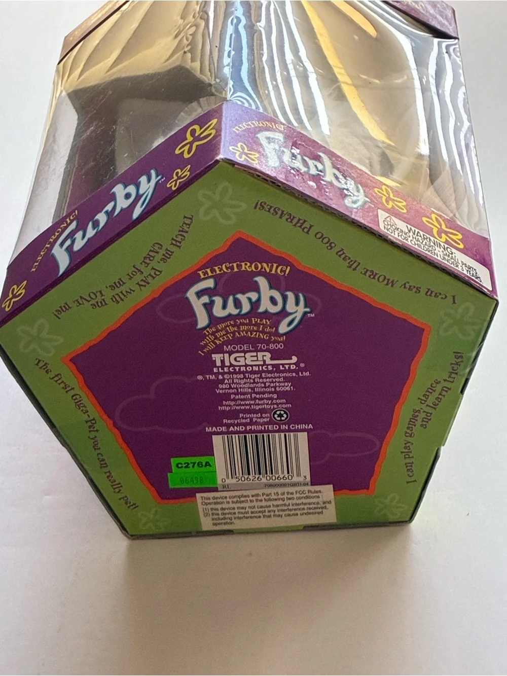 1998 Tiger Electronics Furby Model 70-800 Black White Sealed In Box Vintage